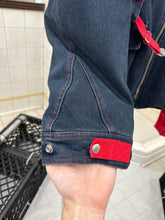Load image into Gallery viewer, aw1993 Armani Padded Denim Bondage Pillow Neck Jacket with Removable Sleeves - Size M