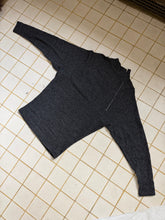 Load image into Gallery viewer, 1980s Tokio Kumagai Diagonal Zip Batwing Sweater - Size M