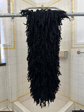 Load image into Gallery viewer, aw2002 Issey Miyake Black Oversized Twisted Wool Scarf - Size OS