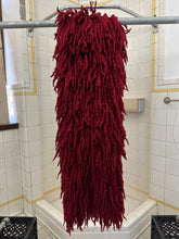 Load image into Gallery viewer, aw2002 Issey Miyake Red Oversized Twisted Wool Scarf - Size OS