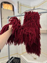 Load image into Gallery viewer, aw2002 Issey Miyake Red Oversized Twisted Wool Scarf - Size OS
