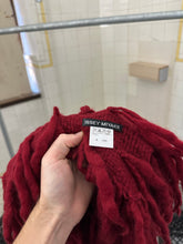 Load image into Gallery viewer, aw2002 Issey Miyake Red Oversized Twisted Wool Scarf - Size OS