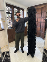 Load image into Gallery viewer, aw2002 Issey Miyake Black Oversized Twisted Wool Scarf - Size OS