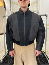 Load image into Gallery viewer, 1980s Claude Montana Paneled Denim Jacket with Shoulderpads - Size L