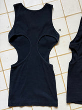Load image into Gallery viewer, 1980s Tokio Kumagai Black Cutout Tank - Size M