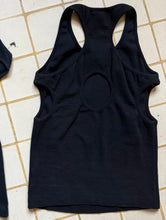 Load image into Gallery viewer, 1980s Tokio Kumagai Black Cutout Muscle Tank - Size M