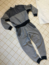 Load image into Gallery viewer, aw1994 Issey Miyake Quarterzip Sweatshirt with Woven and Rib Paneling - Size M