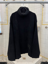 Load image into Gallery viewer, 1980s Calugi E Giannelli Black Debossed Boot Print Fleece - Size XL