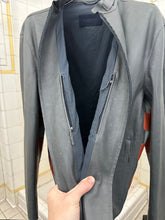 Load image into Gallery viewer, ss2001 Burberry Prorsum Leather Moto Jacket with Contrast Leather Detailing - Size M
