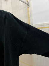 Load image into Gallery viewer, 1980s Calugi E Giannelli Black Debossed Spider Fleece - Size L