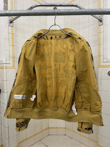 1980s Calugi E Giannelli Tribal Print Bomber - Size S
