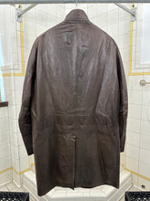 Load image into Gallery viewer, ss2001 Burberry Prorsum Leather Jacket with Articulated Sleeves and Interior Belt - Size M