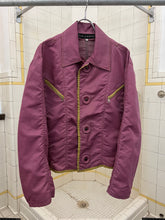 Load image into Gallery viewer, 1980s Calugi E Giannelli Padded Circle Button Moto Jacket - Size L