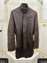 Load image into Gallery viewer, ss2001 Burberry Prorsum Leather Jacket with Articulated Sleeves and Interior Belt - Size M
