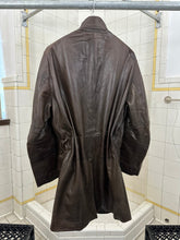 Load image into Gallery viewer, ss2001 Burberry Prorsum Leather Jacket with Articulated Sleeves and Interior Belt - Size M