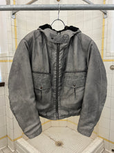 Load image into Gallery viewer, 1980s Calugi E Giannelli Darted Neck and Hem Hooded Bomber - Size M