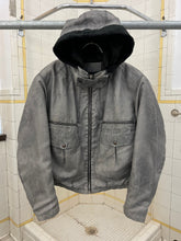 Load image into Gallery viewer, 1980s Calugi E Giannelli Darted Neck and Hem Hooded Bomber - Size M