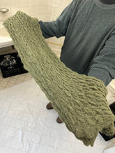 Load image into Gallery viewer, 1970s Issey Miyake Mossy Scrunch Knit Scarf - Size OS