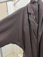 Load image into Gallery viewer, 1980s Calugi E Giannelli Iridescent Hidden Hood Lapel Trench - Size XL