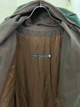 Load image into Gallery viewer, 1980s Calugi E Giannelli Iridescent Hidden Hood Lapel Trench - Size XL