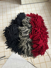 Load image into Gallery viewer, aw2002 Issey Miyake Black Oversized Twisted Wool Scarf - Size OS
