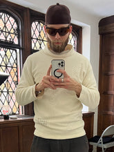 Load image into Gallery viewer, 1980s Calugi E Giannelli White Debossed Boot Print Fleece - Size M