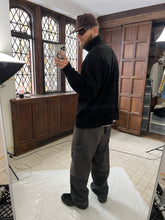 Load image into Gallery viewer, 1980s Calugi E Giannelli Black Debossed Boot Print Fleece - Size XL