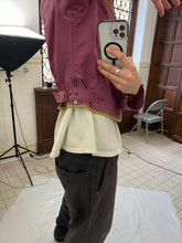 Load image into Gallery viewer, 1980s Calugi E Giannelli Padded Circle Button Moto Jacket - Size L