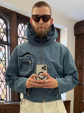 Load image into Gallery viewer, 1980s Calugi E Giannelli Pleated Gathered Hood - Size L