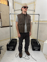 Load image into Gallery viewer, ss2001 Burberry Prorsum Brown Leather Cargo Vest - Size L