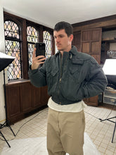 Load image into Gallery viewer, 1980s Katharine Hamnett Grey Multi Pocket Cargo Bomber - Size M