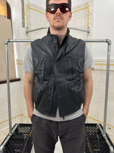 Load image into Gallery viewer, ss2001 Burberry Prorsum Cobalt Leather Cargo Vest - Size M