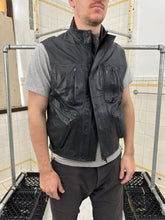 Load image into Gallery viewer, ss2001 Burberry Prorsum Cobalt Leather Cargo Vest - Size M