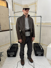 Load image into Gallery viewer, ss2001 Burberry Prorsum Leather Jacket with Articulated Sleeves and Interior Belt - Size M