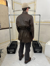Load image into Gallery viewer, ss2001 Burberry Prorsum Leather Jacket with Articulated Sleeves and Interior Belt - Size M