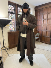 Load image into Gallery viewer, 1980s Calugi E Giannelli Iridescent Hidden Hood Lapel Trench - Size XL