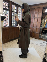 Load image into Gallery viewer, 1980s Calugi E Giannelli Iridescent Hidden Hood Lapel Trench - Size XL