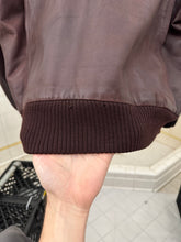 Load image into Gallery viewer, 1980s Marithe Francois Girbaud x Compagnie Des Montagnes &amp; Des Forets Padded Leather Jacket with High Ribbed Neck - Size M
