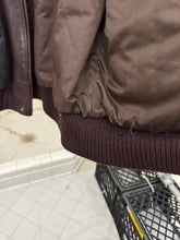 Load image into Gallery viewer, 1980s Marithe Francois Girbaud x Compagnie Des Montagnes &amp; Des Forets Padded Leather Jacket with High Ribbed Neck - Size M