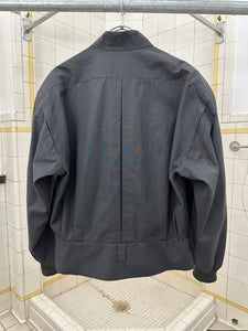 1980s Claude Montana Cinched Waist Military Jacket with Shoulderpads - Size L