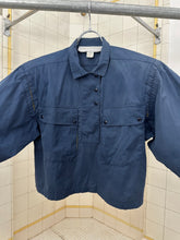 Load image into Gallery viewer, 1980s Claude Montana Cropped Utility Shirt with Contrast Gussets - Size XS