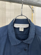 Load image into Gallery viewer, 1980s Claude Montana Cropped Utility Shirt with Contrast Gussets - Size XS