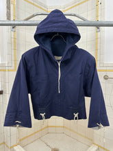 Load image into Gallery viewer, 1980s Claude Montana Cropped Hooded Jacket with Drawstring Detailing and Contrast Gussets - Size XS