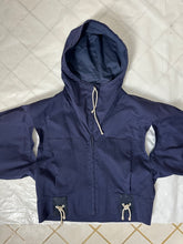 Load image into Gallery viewer, 1980s Claude Montana Cropped Hooded Jacket with Drawstring Detailing and Contrast Gussets - Size XS