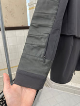 Load image into Gallery viewer, 2000s Burberry Prorsum Technical Jacket with Leather Sleeves and Back Pocket - Size S