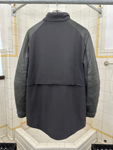 Load image into Gallery viewer, 2000s Burberry Prorsum Technical Jacket with Leather Sleeves and Back Pocket - Size S