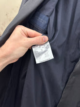 Load image into Gallery viewer, 2000s Burberry Prorsum Midnight Blue Leather Blazer - Size M