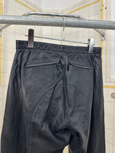 Load image into Gallery viewer, 2000s Burberry Prorsum Midnight Blue Leather Biker Pants - Size M