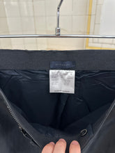 Load image into Gallery viewer, 2000s Burberry Prorsum Midnight Blue Leather Biker Pants - Size M