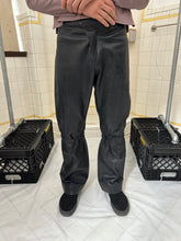 Load image into Gallery viewer, 2000s Burberry Prorsum Midnight Blue Leather Biker Pants - Size M